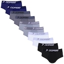 Kit de Cuecas Slip Dorbe 100% Algodão - 10 Unidades - Adulto - Foto 1