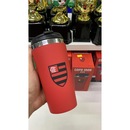 Copo Térmico do Flamengo Emborr Oficial Emborrachado - 450 ml - Foto 2