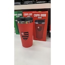 Copo Térmico do Flamengo Emborr Oficial Emborrachado - 450 ml - Foto 3