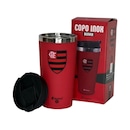 Copo Térmico do Flamengo Emborr Oficial Emborrachado - 450 ml - Foto 1