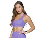 Top Fitness Selene Canelado sem Costura - Feminino - Foto 1