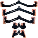 Kit de Puxadores Anatômicos Yangfit Musculação - 5 Peças - Foto 2