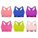 Kit Top Puma Nadador sem Costura - 6 Unidades - Feminino - Foto 1