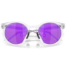 Óculos de Sol Oakley Hstn Metal Matte Clear Prizm Violet - Unissex - Foto 5