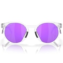 Óculos de Sol Oakley Hstn Metal Matte Clear Prizm Violet - Unissex - Foto 6