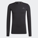 Camiseta adidas Manga Longa Techfit Control X Rheon - Masculina - Foto 4