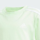 Camiseta adidas Algodão Essentials 3-Stripes - Infantil - Foto 4