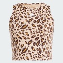 Camiseta Regata Cropped adidas Animal Print Essentials - Feminina - Foto 3
