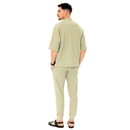 Camiseta Oversized de Moletom Brohood Gola Alta com Textura - Masculina - Foto 2