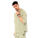Camiseta Oversized de Moletom Brohood Gola Alta com Textura - Masculina - Foto 8