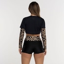 Blusa Cropped FitDance Poli - Feminina - Foto 3