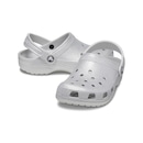 Sandália Crocs Classic Clog Glitter Silver Glitter - Infantil - Foto 4
