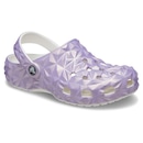 Sandália Crocs Classic Iridescent Geo Clog White - Infantil - Foto 2