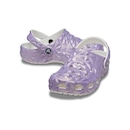Sandália Crocs Classic Iridescent Geo Clog White - Infantil - Foto 4