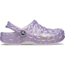 Sandália Crocs Classic Iridescent Geo Clog White - Infantil - Foto 1