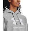 Blusão de Moletom com Capuz Under Armour Rival Fleece Big Logo - Feminino - Foto 4