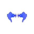 Protetor Auricular Poker Silicone Anatômico 13132-Az - Adulto - Foto 1