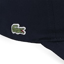 Boné Aba Curva Lacoste Algodão Rk8671 - Strapback - Adulto - Foto 3