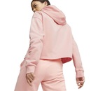 Blusão de Moletom Puma Essentials Cropped Logo Fl - Feminino - Foto 6