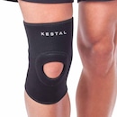 Joelheira Ortopedica Kestal com Orificio e Reforco Patelar Ksn002 - Adulto - Foto 1