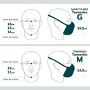 Kit Máscara Fiber: 1 Máscara + 30 Filtros + 1 Suporte Knit Sport - Adulto - Foto 4