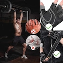 Luvas para Academia Gold Sports Air Pro com Munhequeira Gel Anti Derrapante - Foto 4
