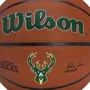 Bola De Basquete Wilson Nba Team Alliance Milwaukee Bucks Tam 7 - Foto 2