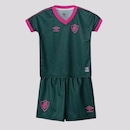 Kit de Futebol do Fluminense III 2023 Umbro - Infantil - Foto 1