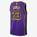 Camiseta Regata Nike Jordan Los Angeles Lakers Statement Edition 2022/23 - Masculina - Foto 2