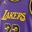 Camiseta Regata Nike Jordan Los Angeles Lakers Statement Edition 2022/23 - Masculina - Foto 3