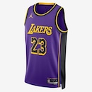 Camiseta Regata Nike Jordan Los Angeles Lakers Statement Edition 2022/23 - Masculina - Foto 1