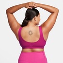 Top Fitness sem Bojo Nike Baixa Sustentação Dri-Fit Alate All U Adulto - Foto 2