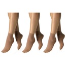 Kit Meias Soquete Selene Opaca - Fio 40 - 3 Pares - Feminina - Foto 1