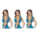 Kit Tops Fitness Selene Canelado sem Costura - Feminino - 3 unidades - Foto 2