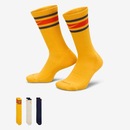 Kit de Meias Cano Longo Nike Everyday Plus com 3 Pares - Adulto - Foto 2