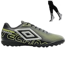 Kit Chuteira Society Umbro Techno + Meião - Adulto - Foto 1