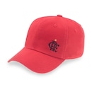 Boné Aba Curva do Flamengo Supercap Rubro-Negro Bordado - Strapback - Adulto - Foto 1