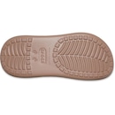 Sandália Crocs Classic Crush Platform Clog Latte - Infantil - Foto 6
