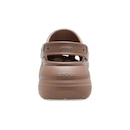 Sandália Crocs Classic Crush Platform Clog Latte - Infantil - Foto 7
