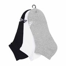 Meia adidas Cano Baixo - Unissex - 3 Pares - Foto 3