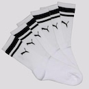 Kit Meia Cano Longo Puma Heritage - 6 Pares - Feminina - Foto 1