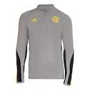 Blusão de Moletom sem Capuz do Flamengo Treino Comissão Flamengo adidas - Masculino - Foto 1