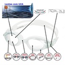 Óculos de Natação Gold Sports Odyssey - High Definition 180° de Visão - Adulto - Foto 2