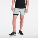 Short New Balance Accelerate 2 em 1 - Masculino - Foto 2