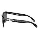 Óculos de Sol Unissex Oakley Frogskins Polished Black Grey - Foto 3