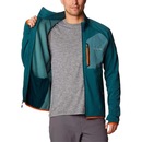 Jaqueta Columbia Triple Canyon Full Zip Verde Água Masculino - Foto 3