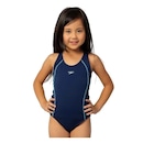 Maiô Infantil Speedo Acqua Basic Azul Marinho - Foto 1