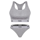 Kit Top Puma Nadador + Calcinha Biquíni - Feminino - Foto 1