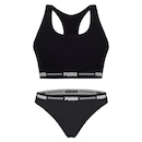 Kit Top Puma Nadador + Calcinha Biquíni - Feminino - Foto 1