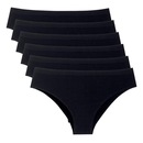 Kit 6 Calcinhas She Cintura Alta Microfibra sem Costura ? Adulto - Foto 1